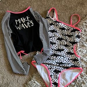 Girls Swim Suit - Art Class
